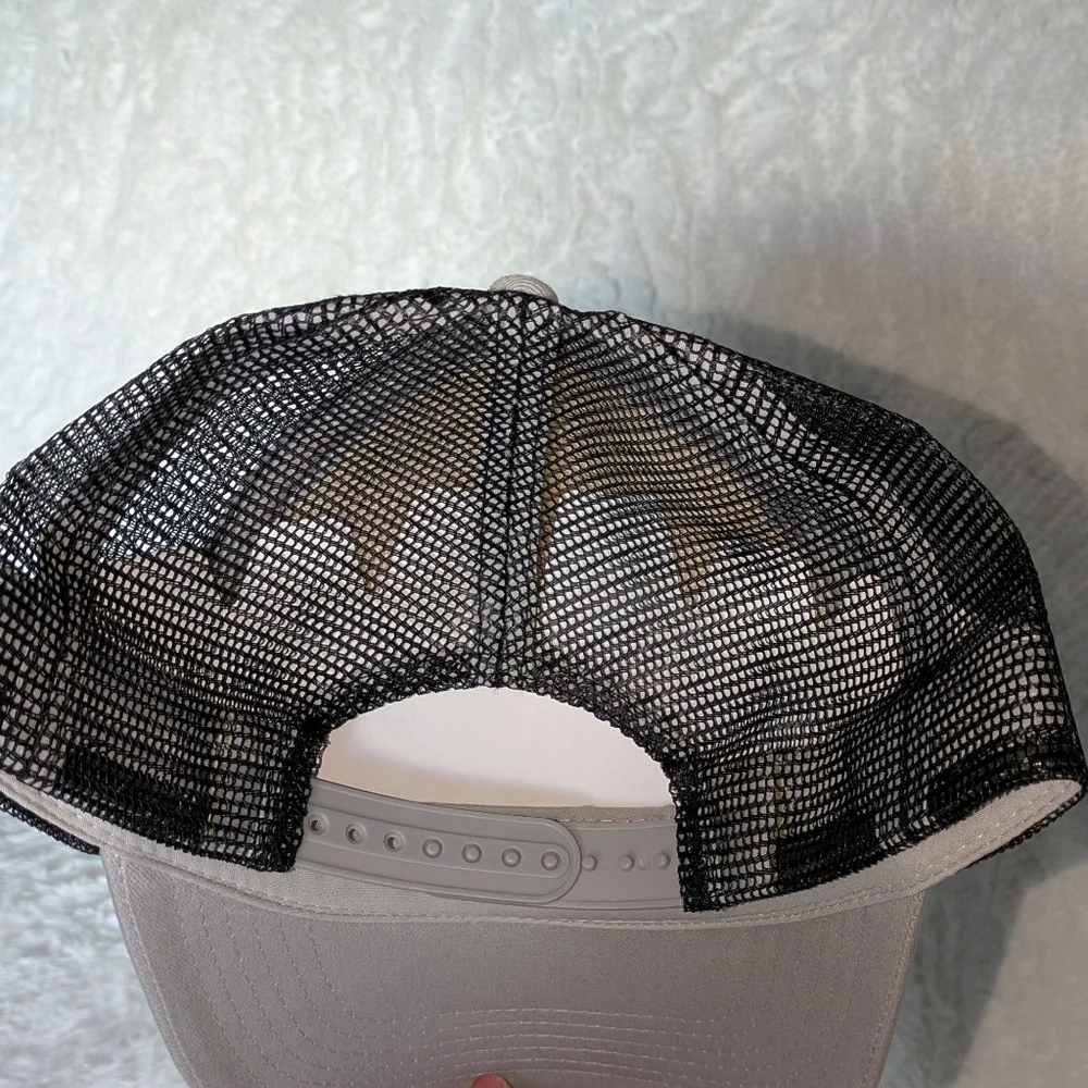 Corepower Yoga Trucker Hat Mesh Back Foam Front White Grey Black New Adjustable